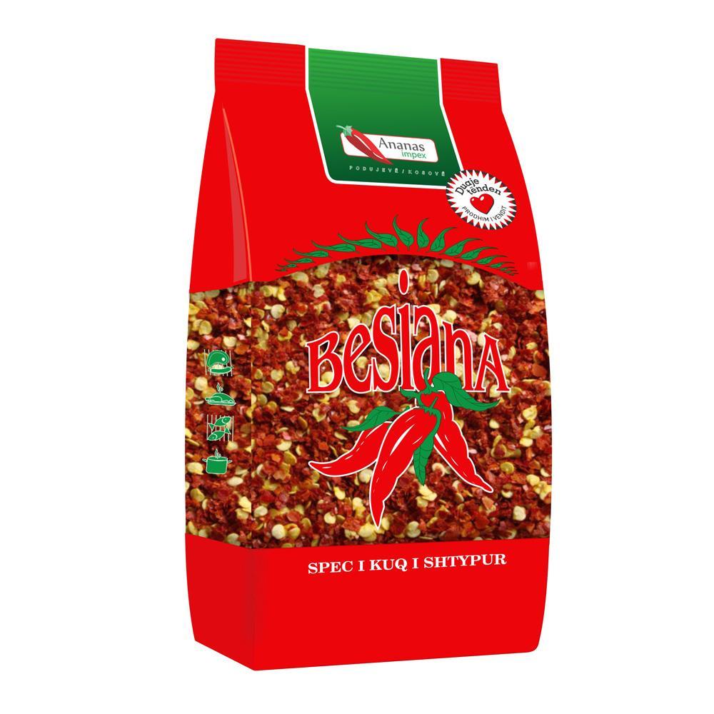 Besiana Paprikapulver crushed djegst scharf 200g