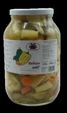 SK Balkansalat 2500g Glas Tegull