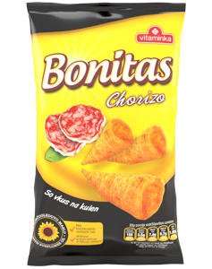 Bonitas Chips Chorizo mit hot Kulen Vitaminka 60g