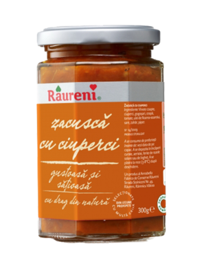 Raureni Zacusca cu ciuperci Gem. Champignons 300g