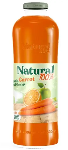 Relax Natural 100% Karotte 750ml Glas