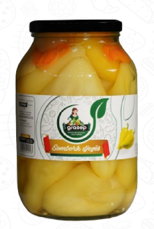 Grasep Somborka Paprika scharf 2500g Glas Tegull Grasep Somborka Paprika scharf 2500g Glas Tegull