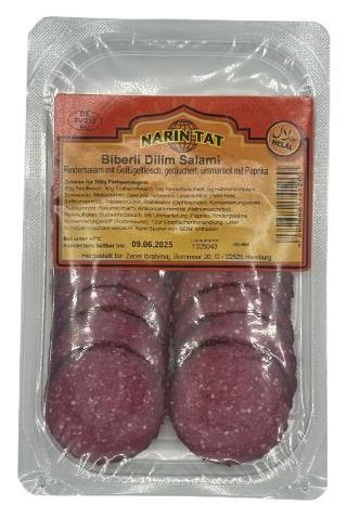 Narintat Hindi Salami Chili Biberli Dilim 55er 80g