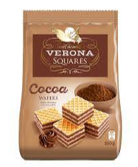 Verona Cubes Gofret Napolitan Kakao 200g