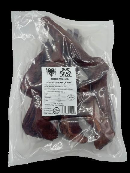 Trockenfleisch Rrypa Sofra Kosovare 1 Stück = 1 Tüte