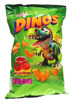 Vipa Flips Dino ketchup 60g Vipa Flips Dino ketchup 60g