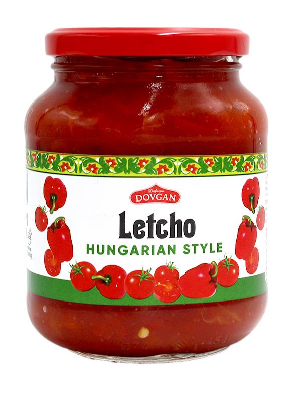 DOVGAN Letcho Paprikastücke in Tomatensauce 450g