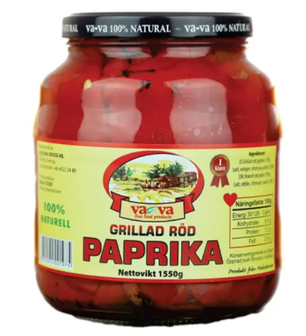 Vava rote Paprika 1400g Vava rote Paprika 1400g