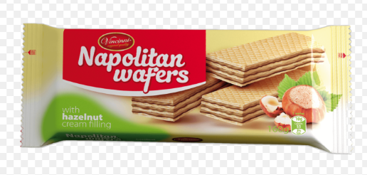 Napolitan Waffeln Haselnuss Vincinni 160g
