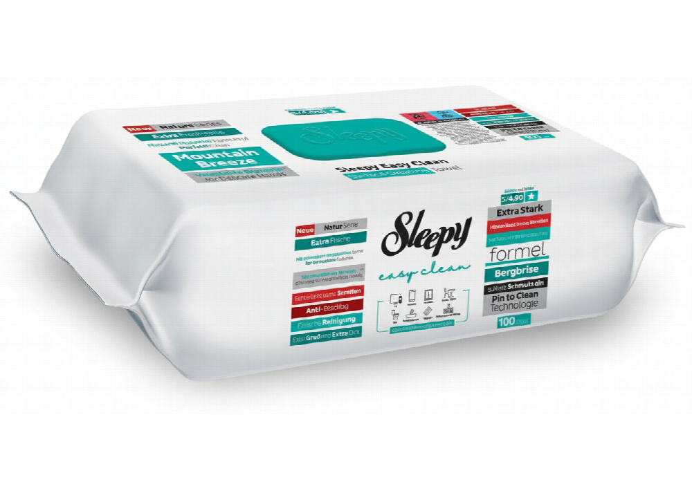 Sleepy Easy Clean Bergbrise türkis 100 Stück