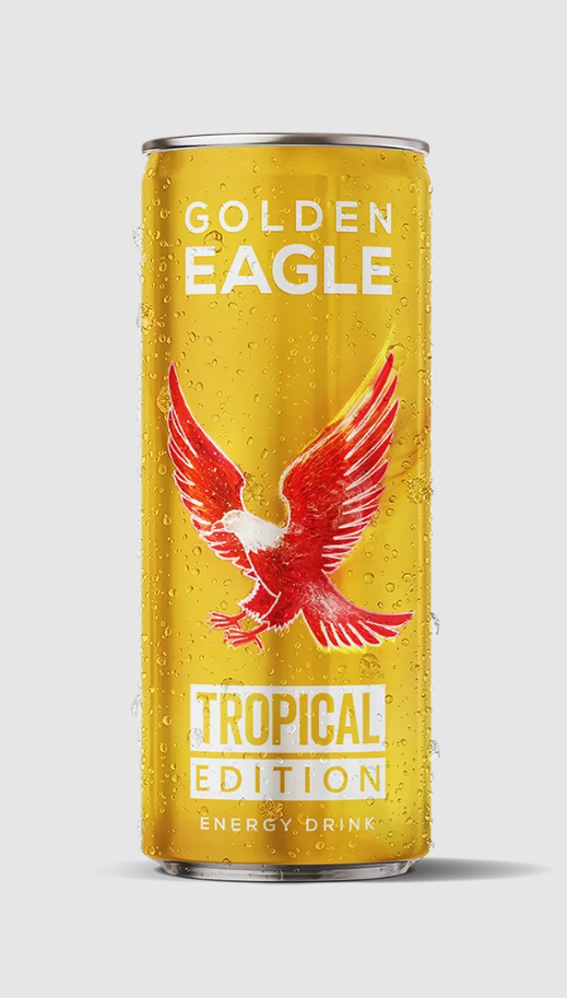 Golden Eagle Energy Drink Dose 250ml Tropical Golden Eagle Energy Drink Dose 250ml Tropical