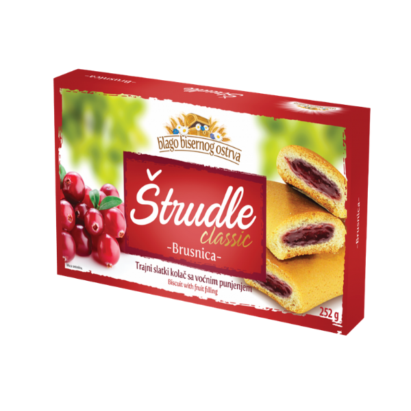 Strudel Preiselbeere Cranberry 252g