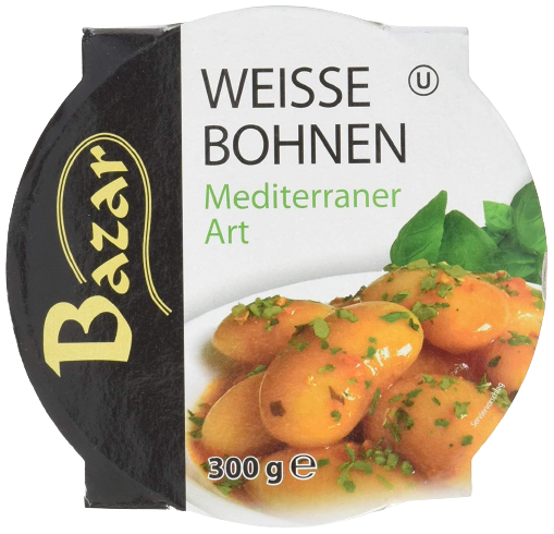 Bazar Weisse Bohnen Mediterraner 300g