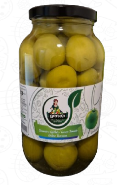 Grasep grüne Tomaten 2500g Glas Tegull Grasep grüne Tomaten 2500g Glas Tegull