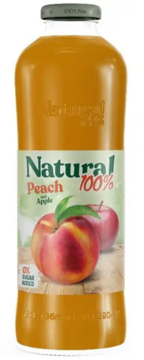 Relax Natural 100% Pfirsich 750ml Glas
