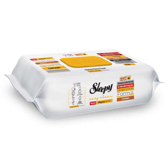 Sleepy Easy Clean gelb Zitrone 100 Stück