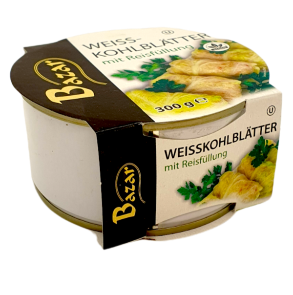 Bazar Weißkohlblätter 300g