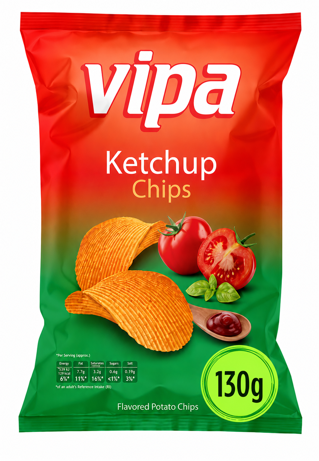 Vipa Chips Ketchup 130g Vipa Chips Ketchup 130g