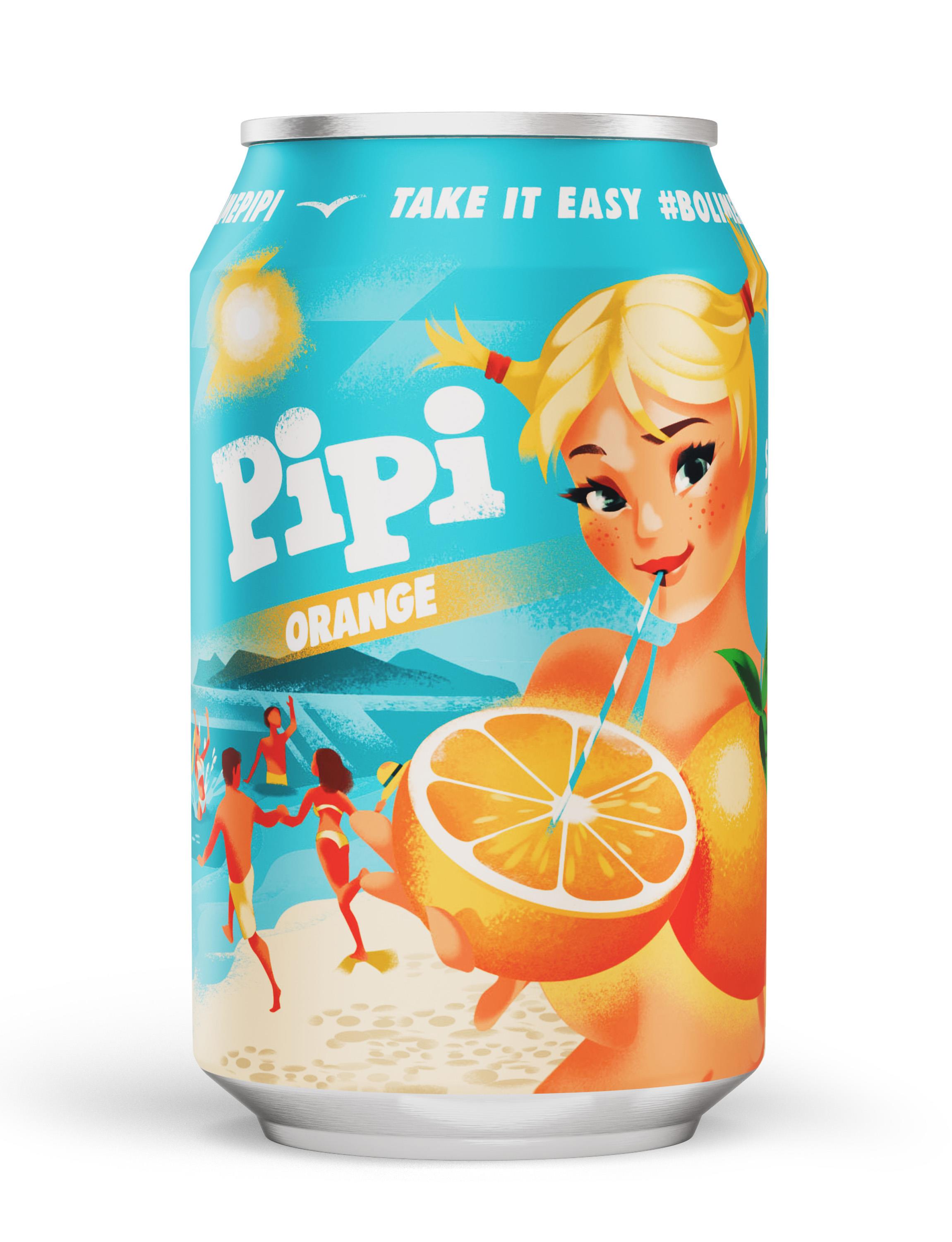 PIPI Erfrischungsgetrank Orange Dose 330ml