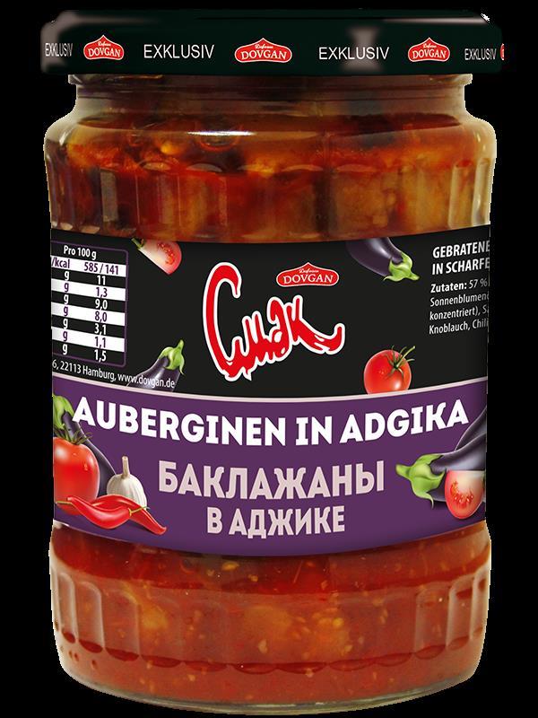 Dovgan Cmak gebratene Aubergine in Adgika 530g