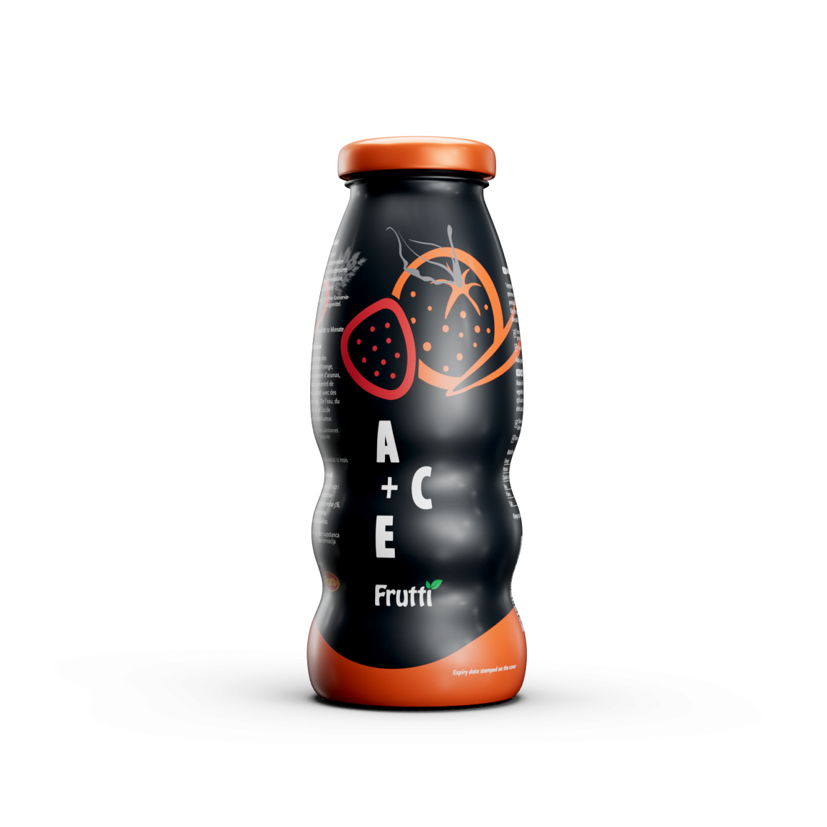 Frutti Multivitaminsaft ACE 200ml Glas