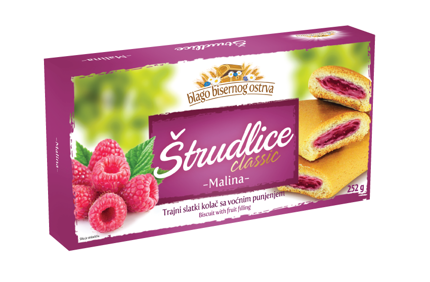 Strudel Himbeere Malina 252g