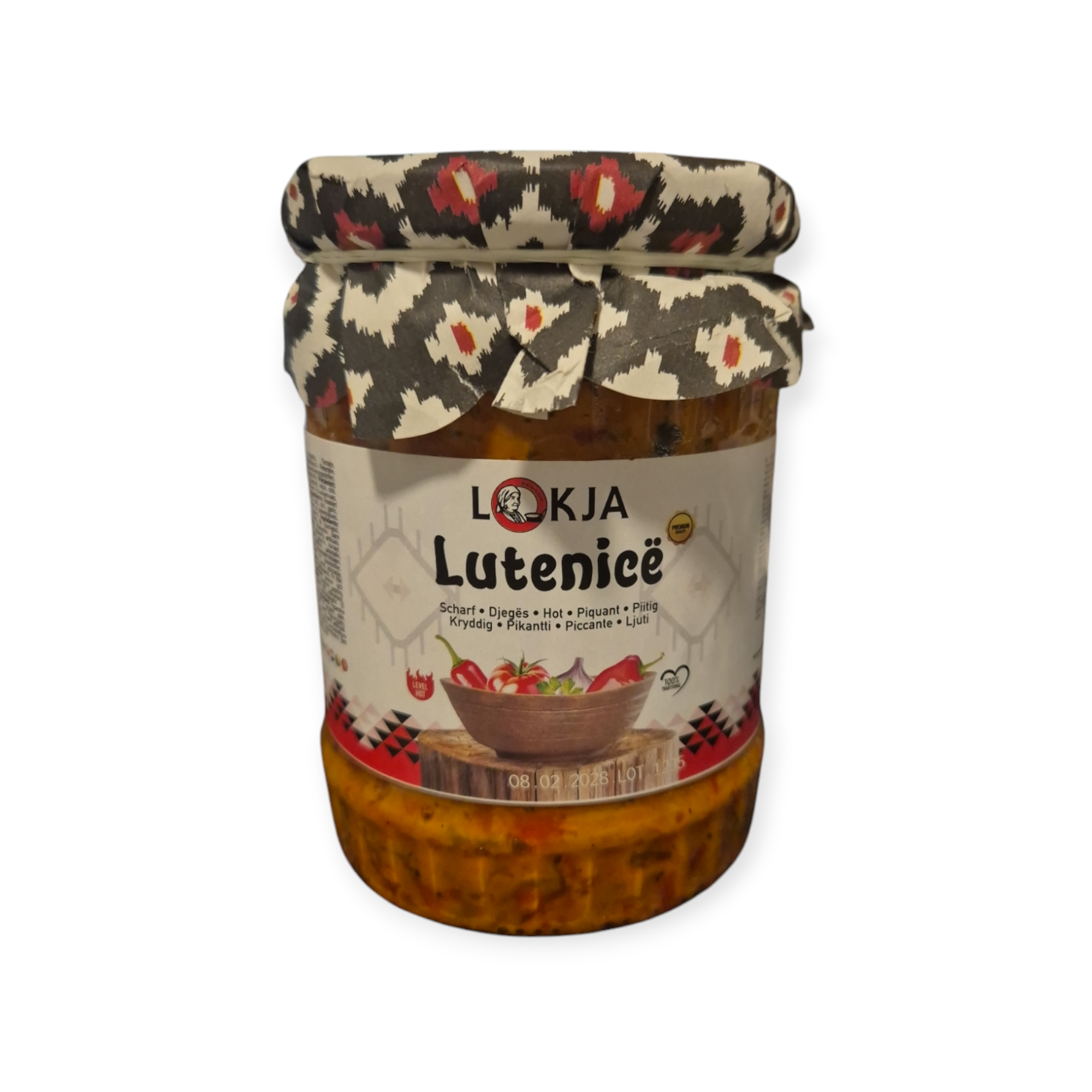 Lokja Lutenica hausgemacht scharf 550g