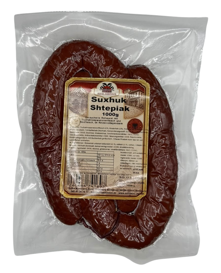 Suxhuk Shtepiak Rind und Pute 1000g
