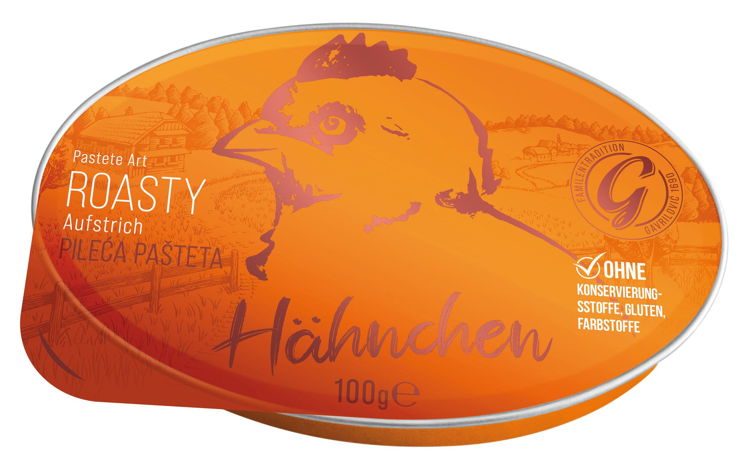 Gavrilovic Pasteta roasty Pileca Hähnchenpastete 100g Gavrilovic Pasteta roasty Pileca Hähnchenpastete 100g