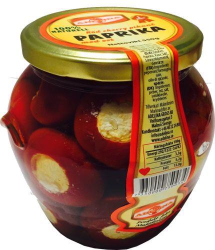 Vava Paprika rot mit Käse scharf 580g